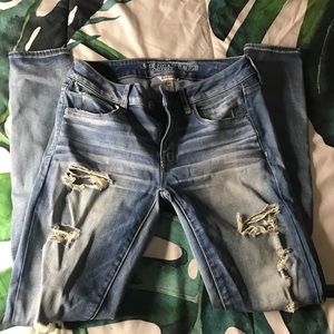 American Eagle Ripped Denim Jeans